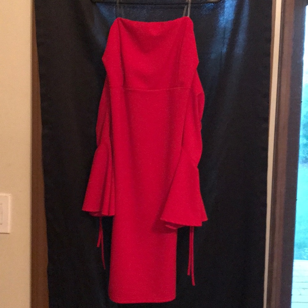 Red Festival dress